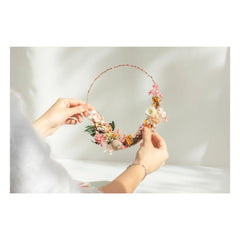 La Petite Épicerie - Kit de bricolaje - Mi corona de flores secas