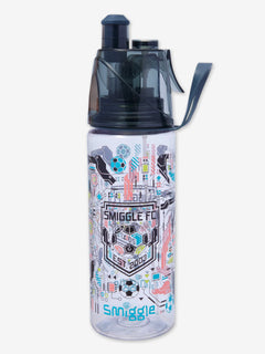 Smiggle - Botella de Agua con Rociador Power Play de 560 ml