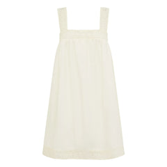 Peony - Vestido bordado | Blanco
