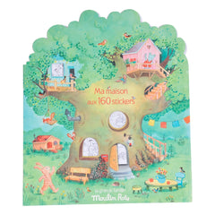 Moulin Roty - Bloc de notas adhesivas - Gran familia