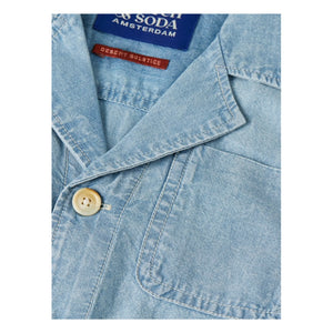 Scotch & Soda - Mono corto chambray | Azul claro