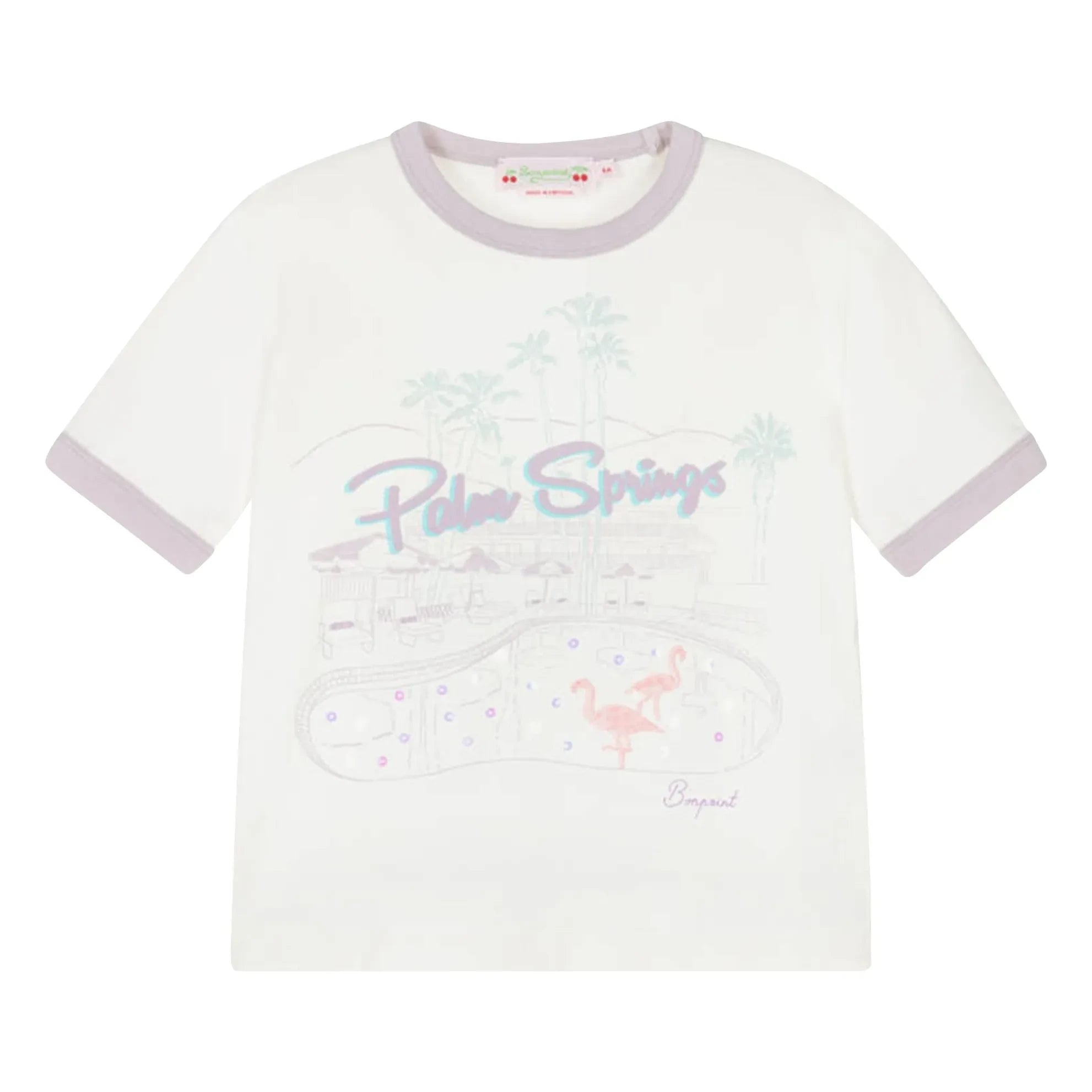 Bonpoint - Camiseta Emma de algodón orgánico | Crema