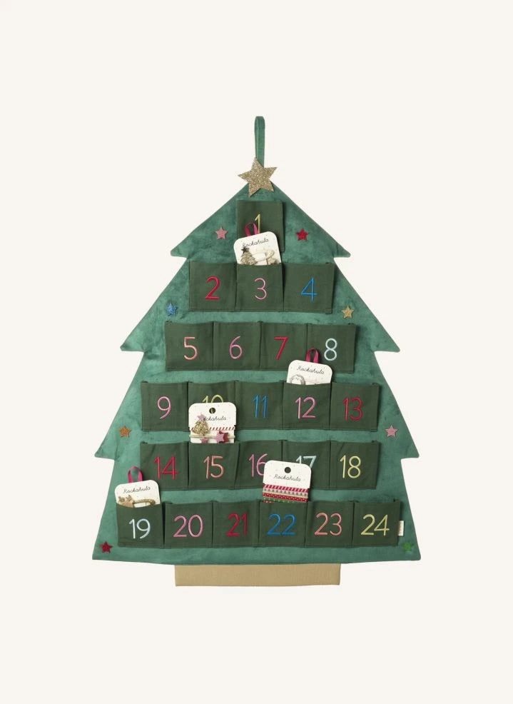 Rockahula Kids - Calendario de Adviento Árbol de Navidad con Estrellas | Verde