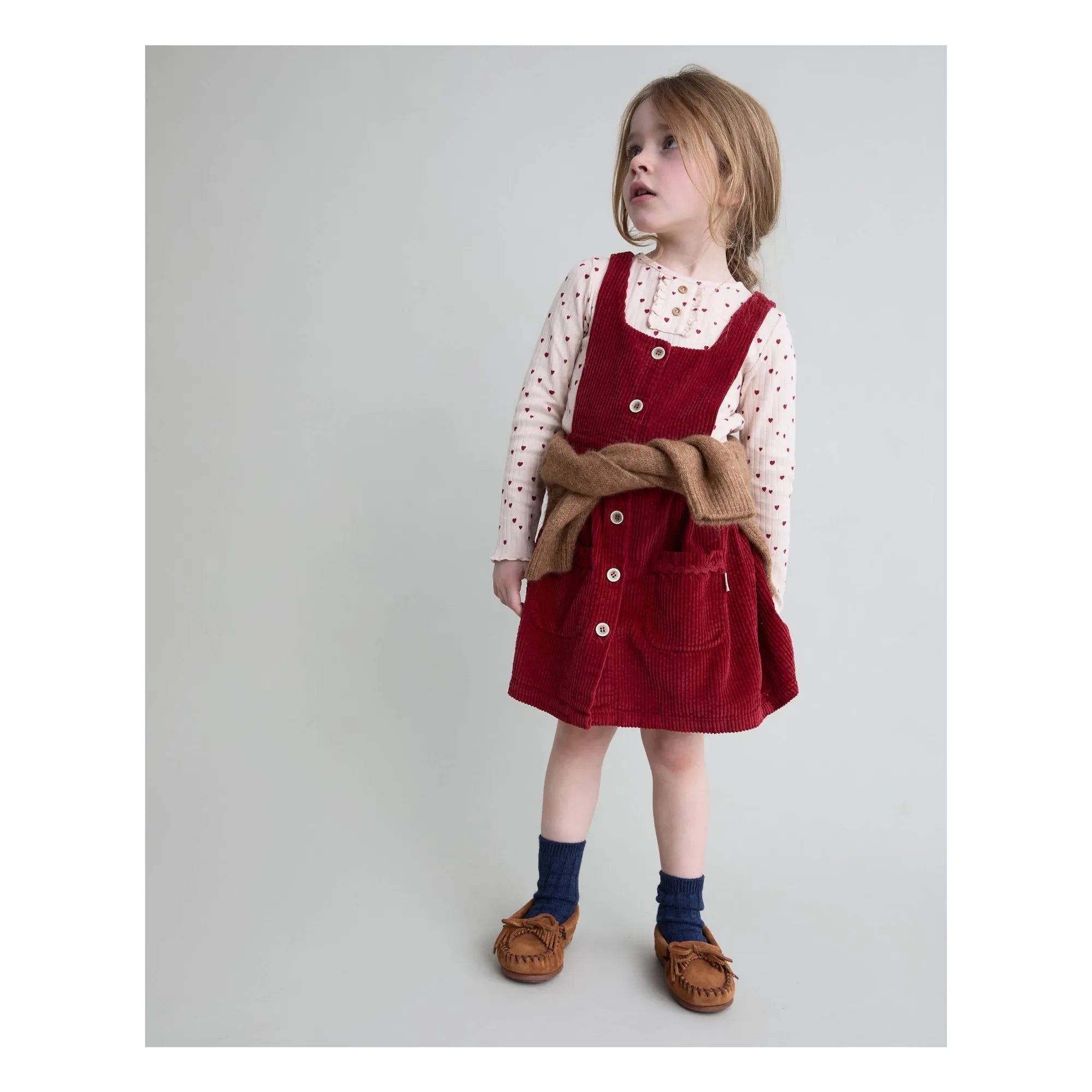 Búho - Camiseta Mini Corazones | Rosa Claro