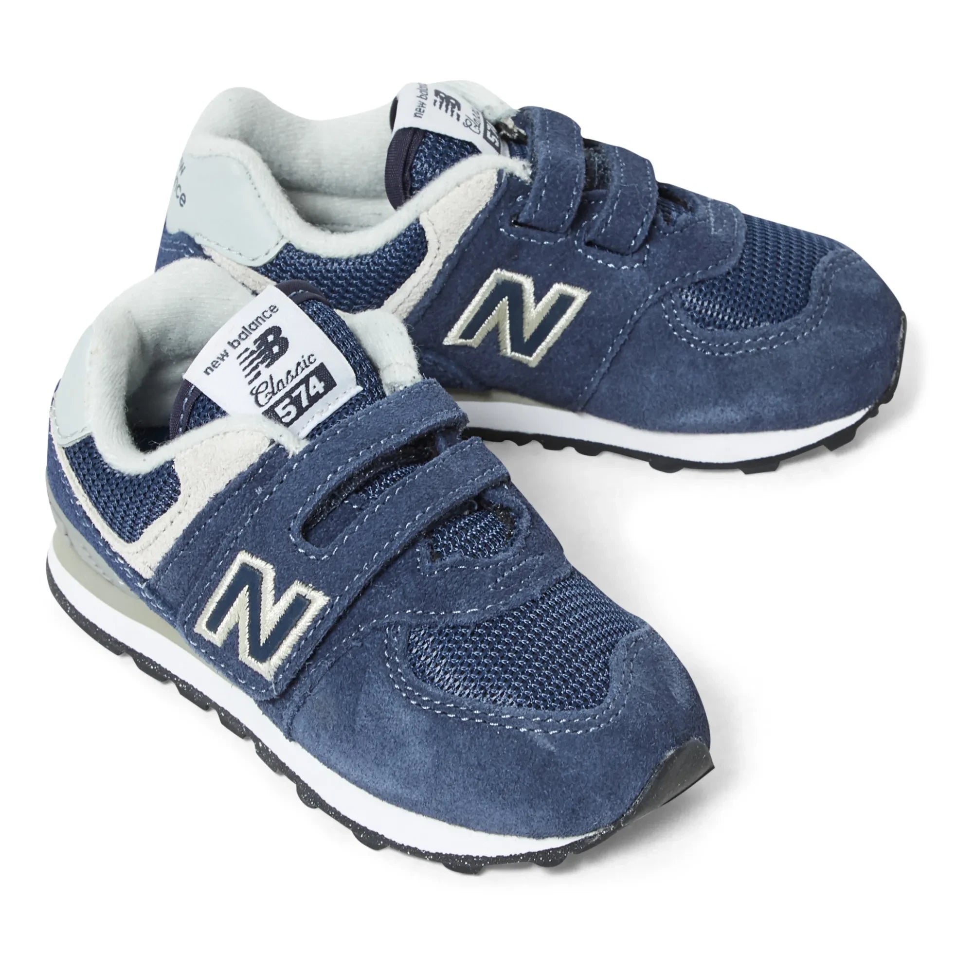 New Balance - Zapatillas deportivas 574 con cierre de velcro | Azul marino