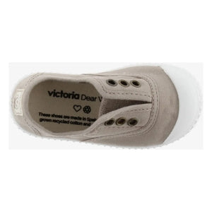 Victoria - Zapatillas Lon elásticas Inglesa | Beige