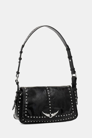 ZADIG&VOLTAIRE LE ZOUZOU VINTAGE PATENT STUDS Bolso de piel