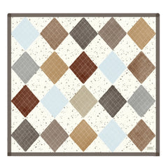Oyoy - Decoración de pared acolchada de algodón orgánico Aya | Marrón