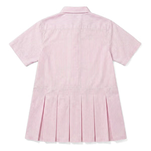 Finger in the nose - Vestido a rayas Dakota | Rosa pálido