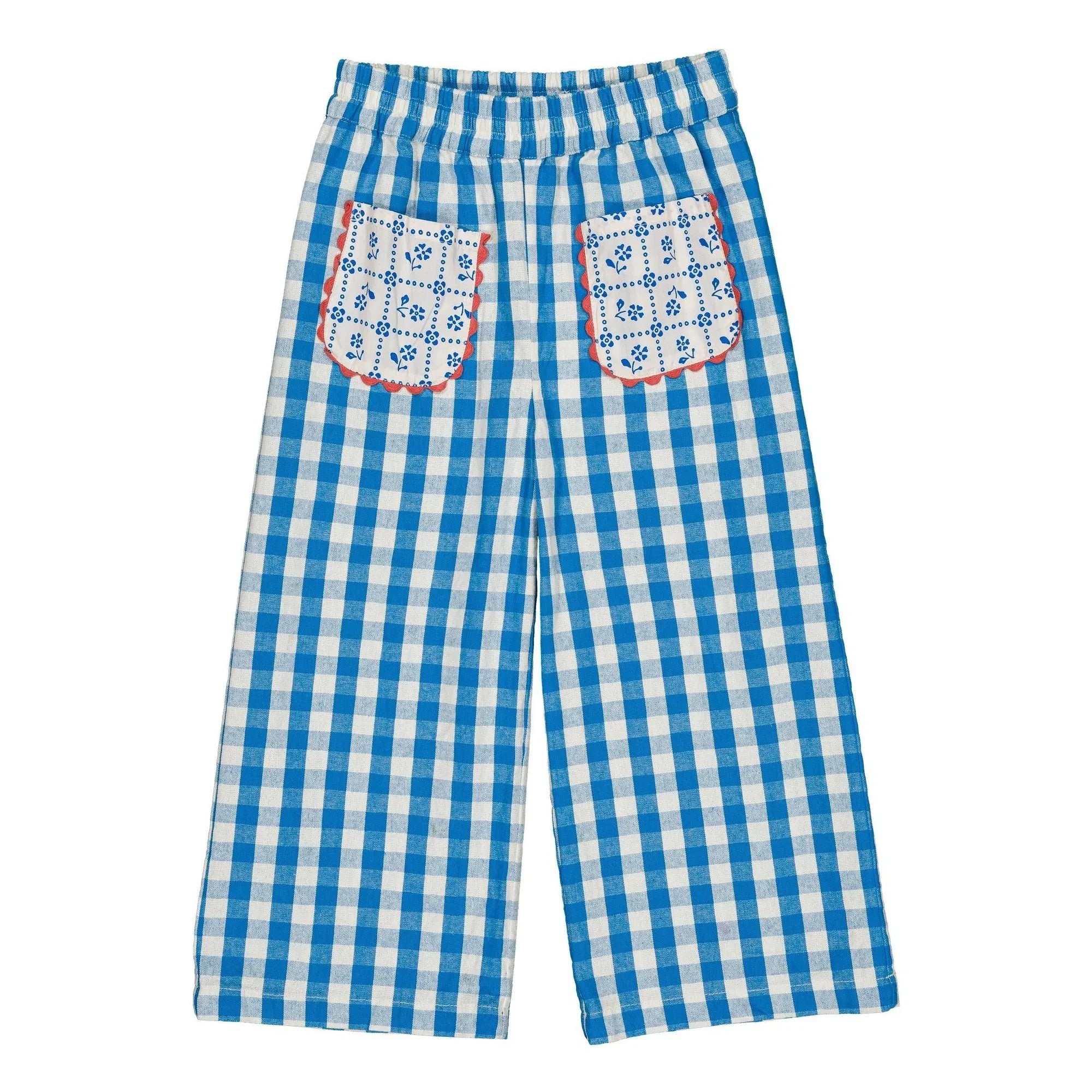 Hello Simone - Mouna Vichy Pantalón | Azul