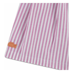 Lacoste - Shorts Pinch de Algodón Orgánico con Rayas | Rosa