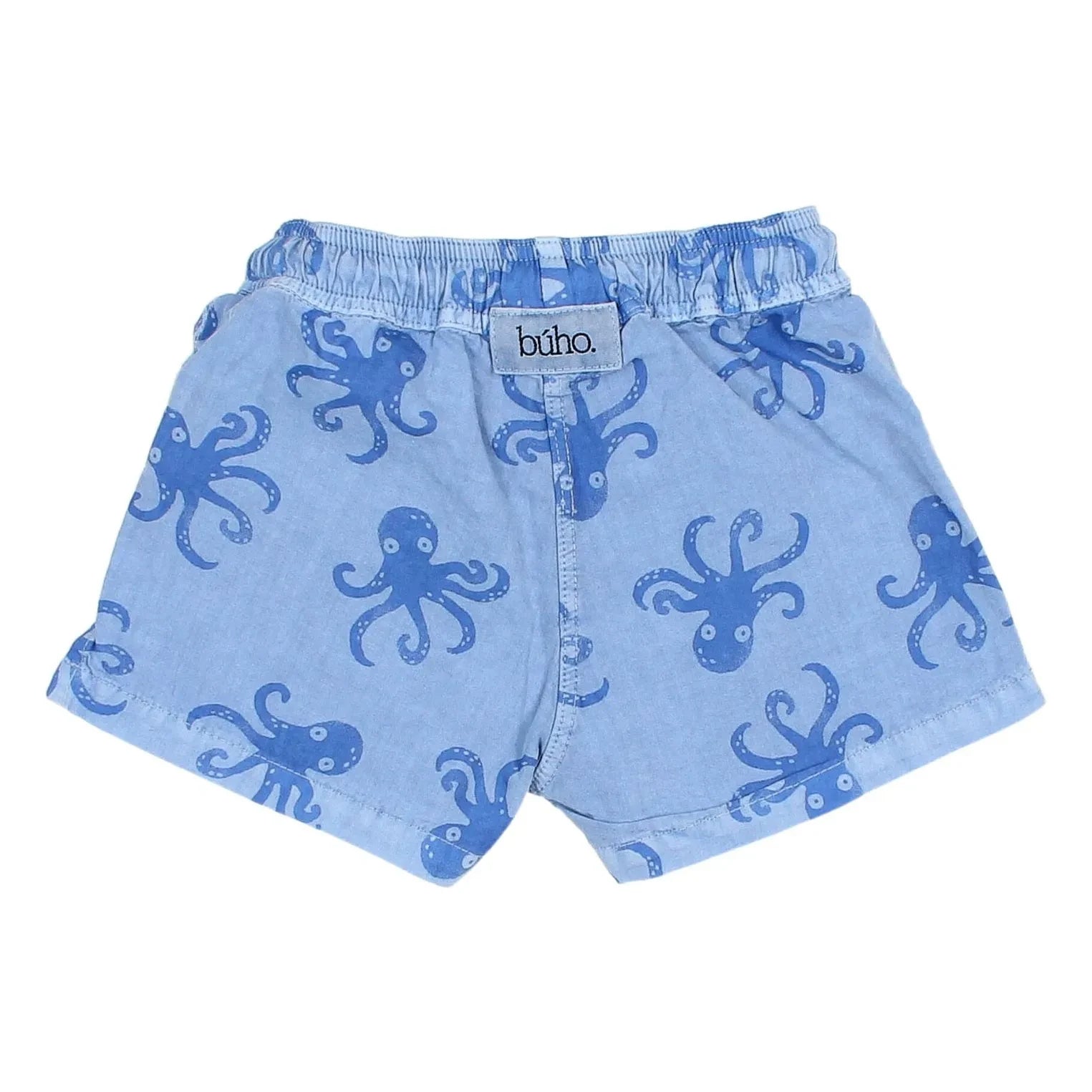 Búho - Bañador Pulpo Algodón Orgánico | Azul