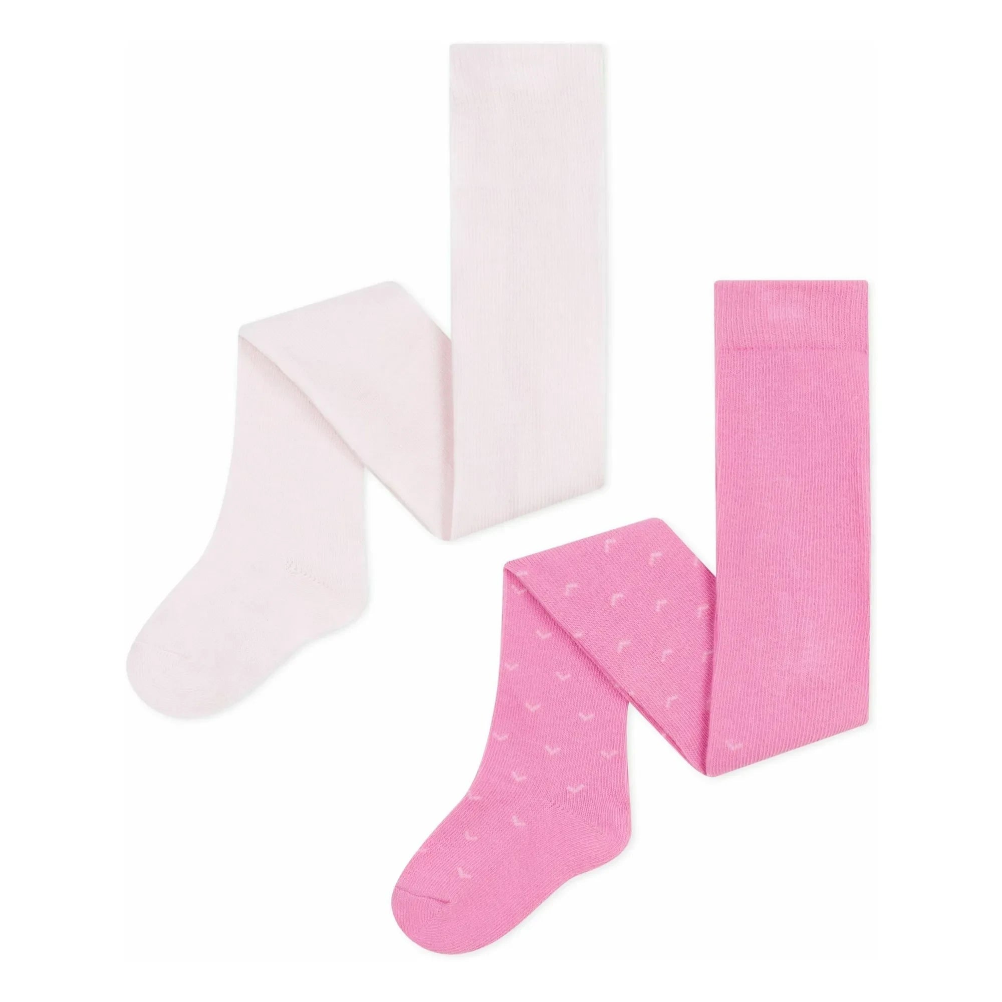 Petit Bateau - Set de 2 pares de calcetines altos | Rosa