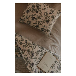 garbo&friends - Çizgili fitted çarşaf | Bej
