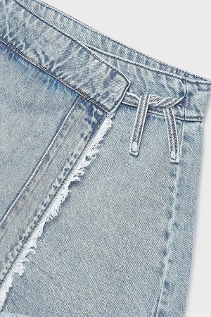 Falda pantalón vaquera para niña Mayoral