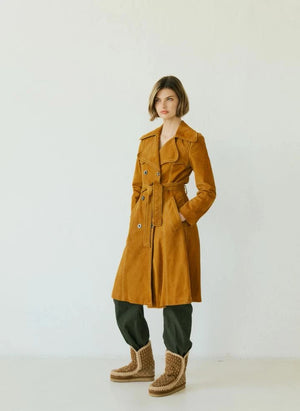 Mou - Botas Eskimo Sashiko | Cognac