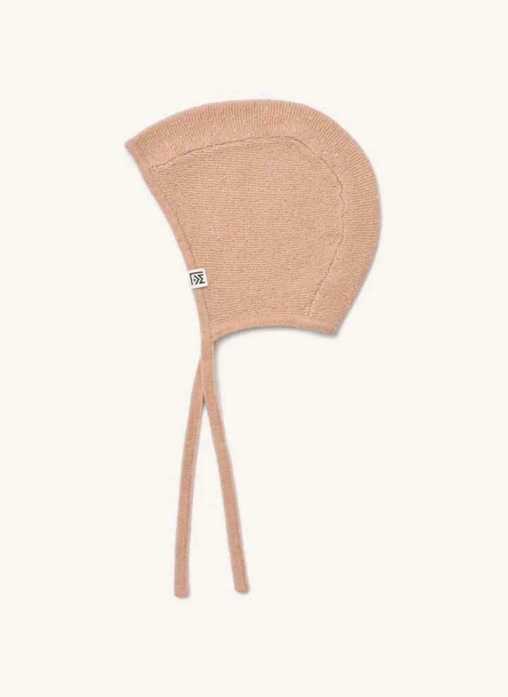 Liewood - Gorrito Adelis de punto pointelle en algodón orgánico y lana reciclada | Rosa