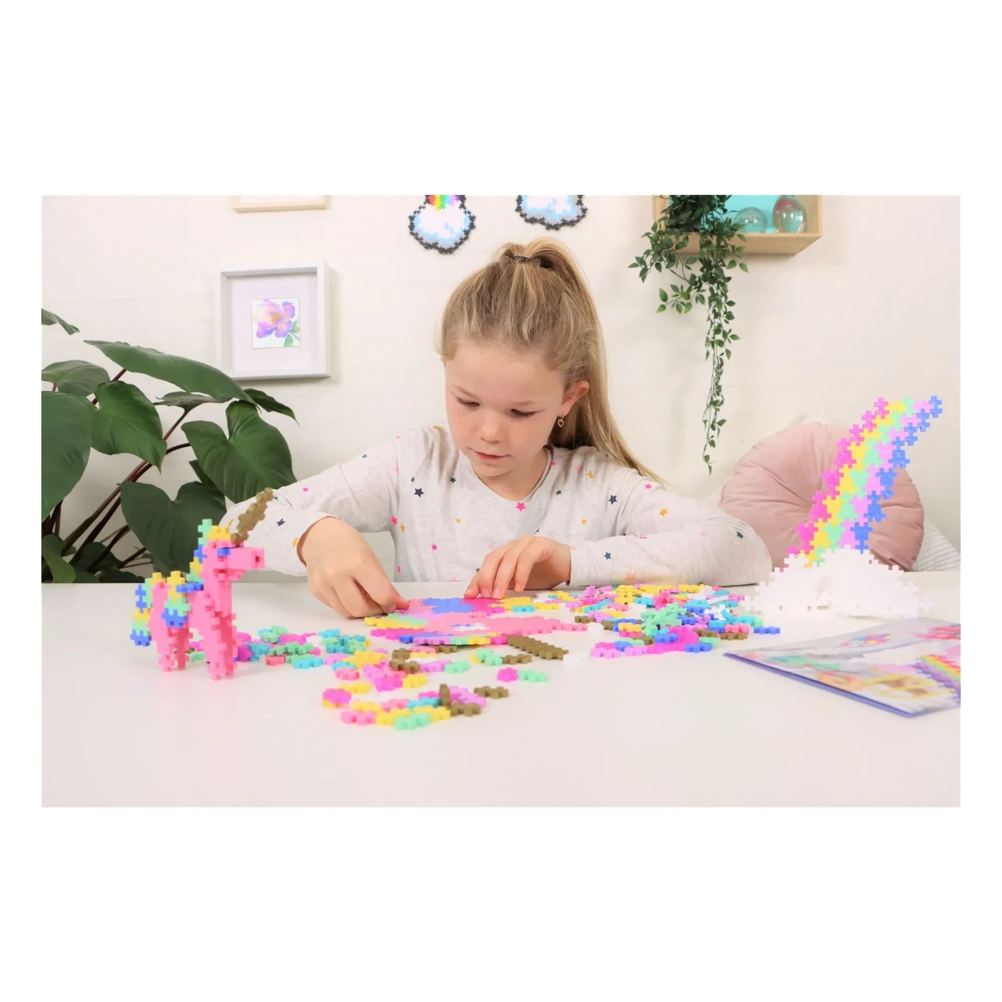 Plus-Plus - Set de descubrimiento Unicornio - 275 piezas