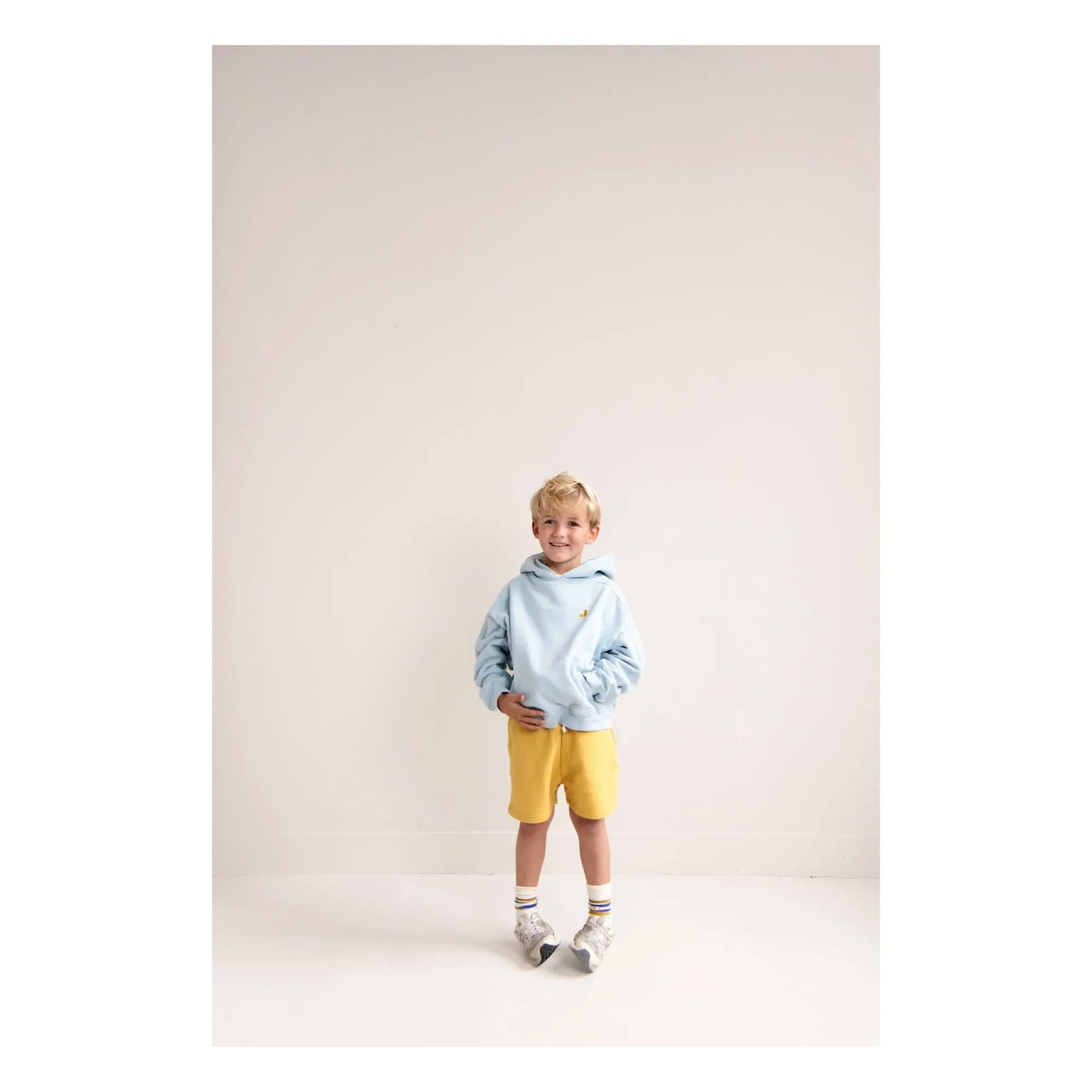 Jenest - Sudadera con capucha de algodón orgánico Taka | Azul claro