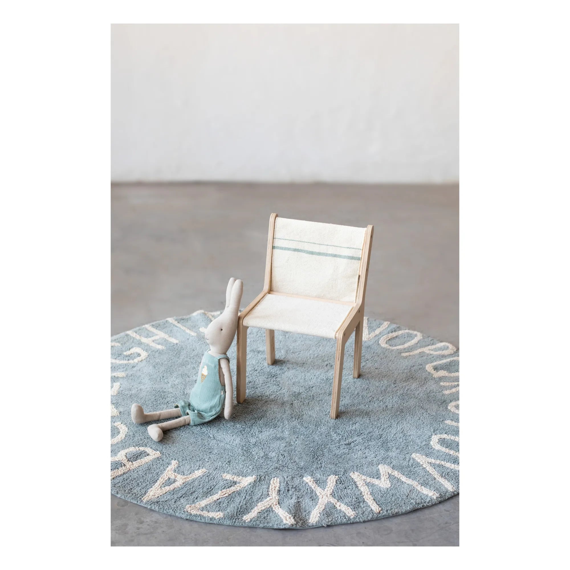 Lorena Canals - Silla Sillita de Abedul Desmontable | Azul Pálido