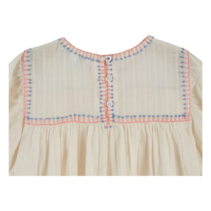 Emile et Ida - Blusa bordada | Crema