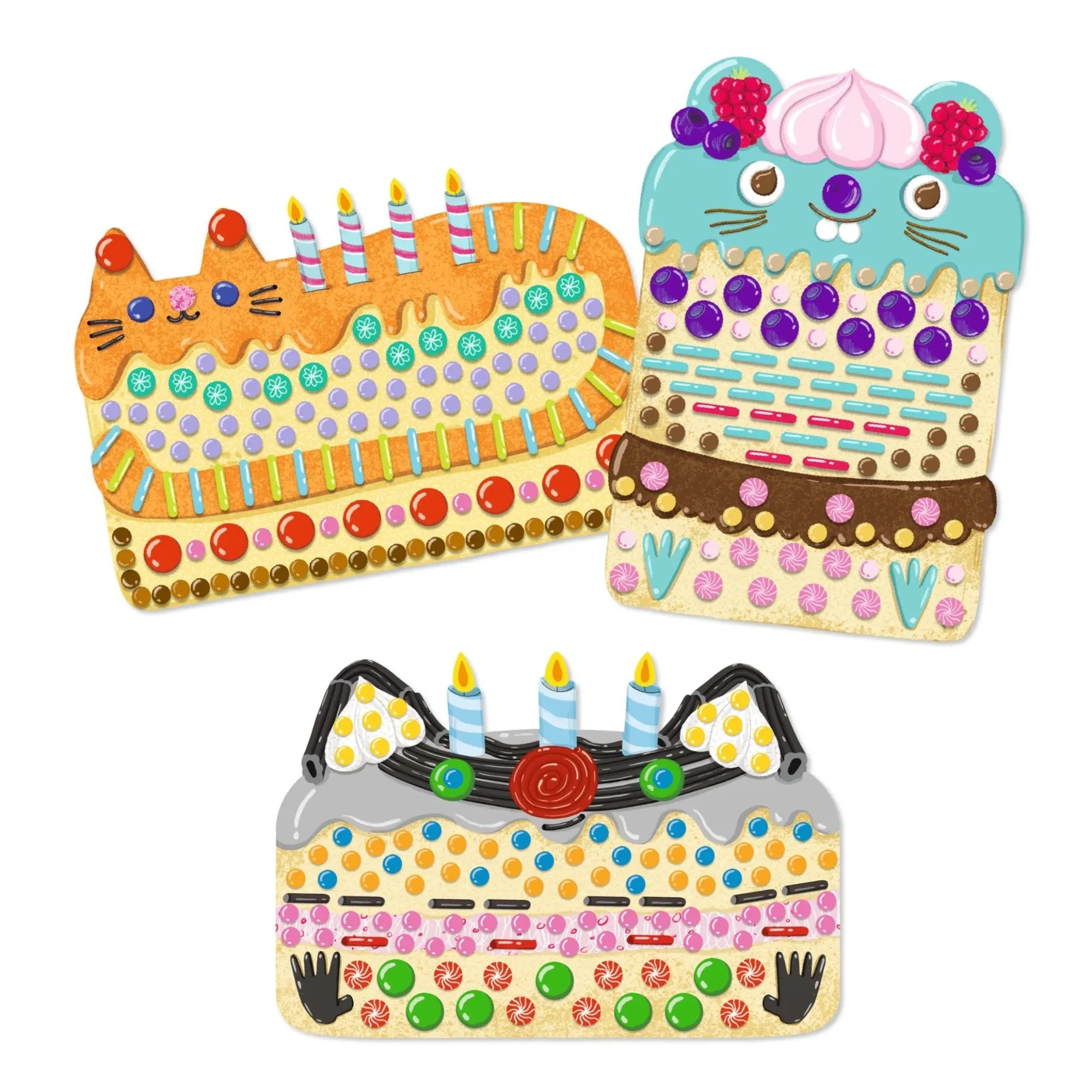 Djeco - Collages de pasteles y bombones