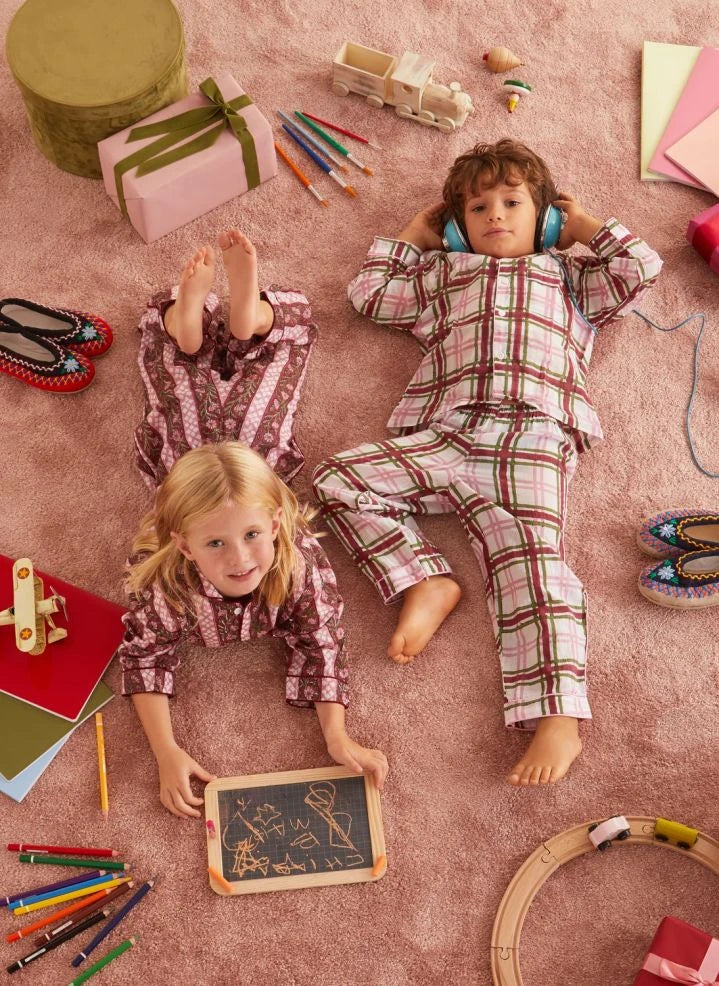 Folkloore - Pijama de Flores - Folkloore x Smallable | Verde