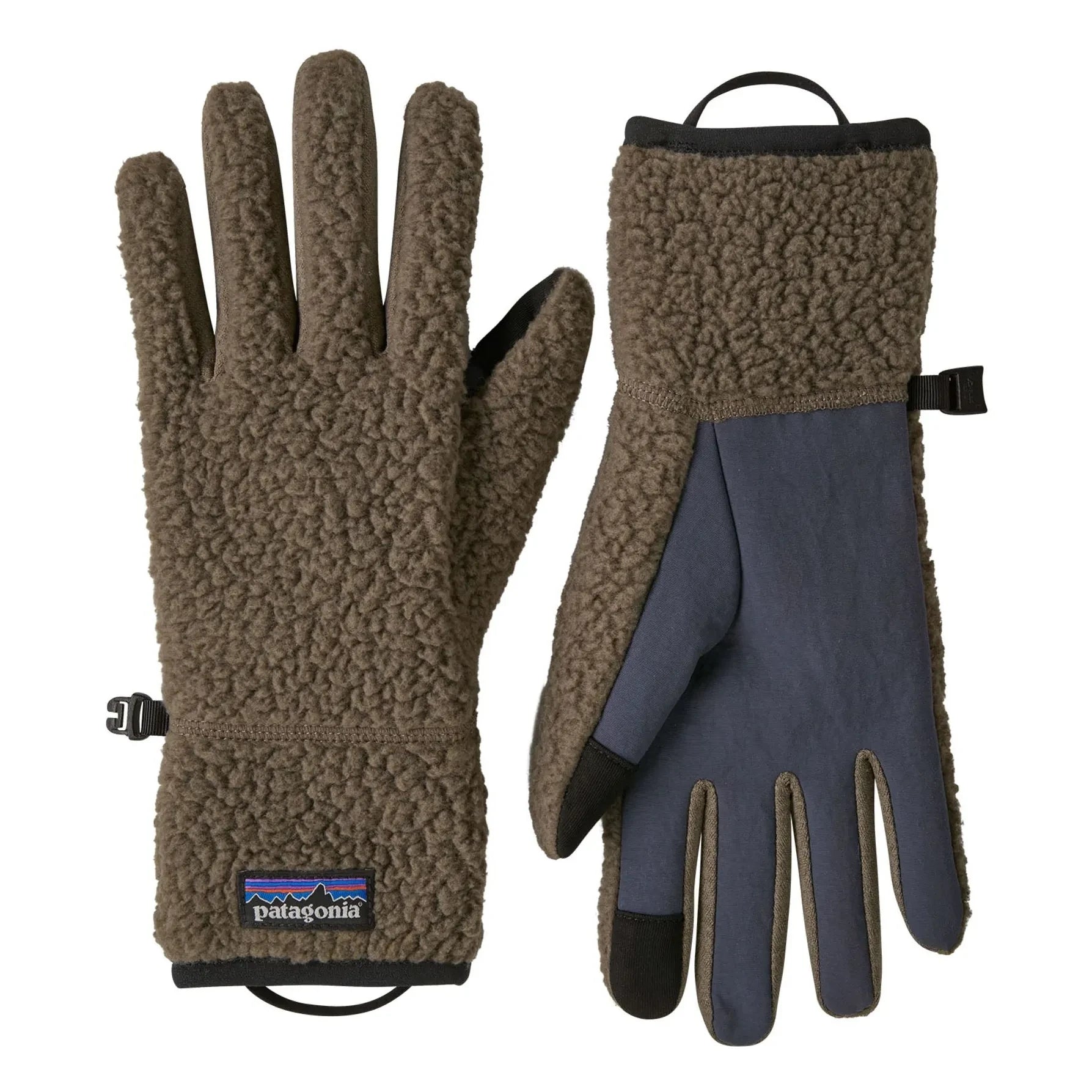 Patagonia - Guantes Retro Pile de Fibra Reciclada | Marrón