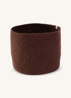 Muskhane - Cesta de almacenamiento de fieltro | Mahogany