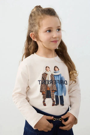 Mayoral blusa de algodón de manga larga para niños