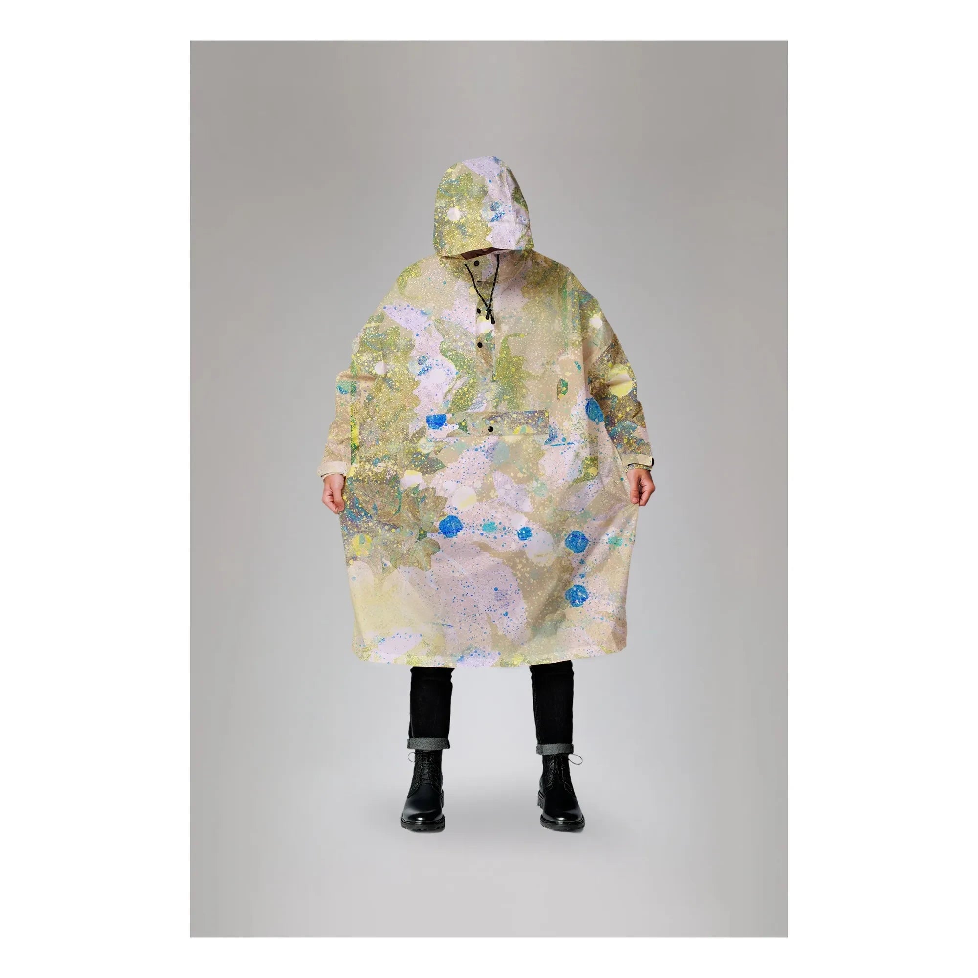 Rainkiss - Poncho de lluvia Flora | Amarillo