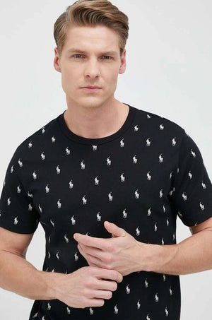 Top de pijama de algodón de manga corta Polo Ralph Lauren