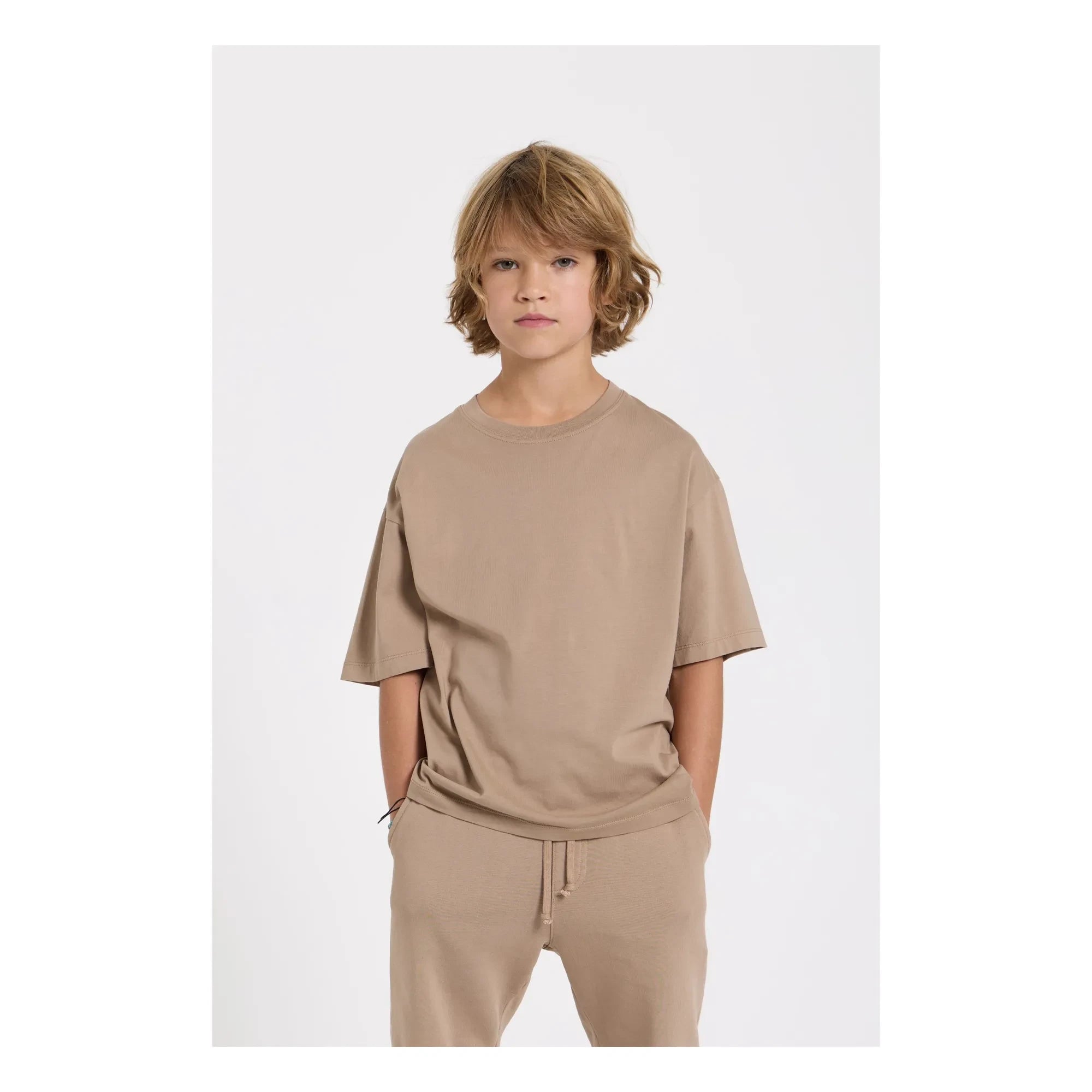 Smallable Kid - Camiseta Nils de algodón orgánico | Marrón tierra
