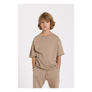 Smallable Kid - Camiseta Nils de algodón orgánico | Marrón tierra
