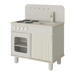 Flexa - Cocina de juguete de madera | Gris claro
