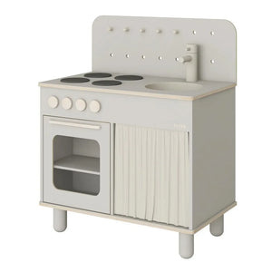 Flexa - Cocina de juguete de madera | Gris claro