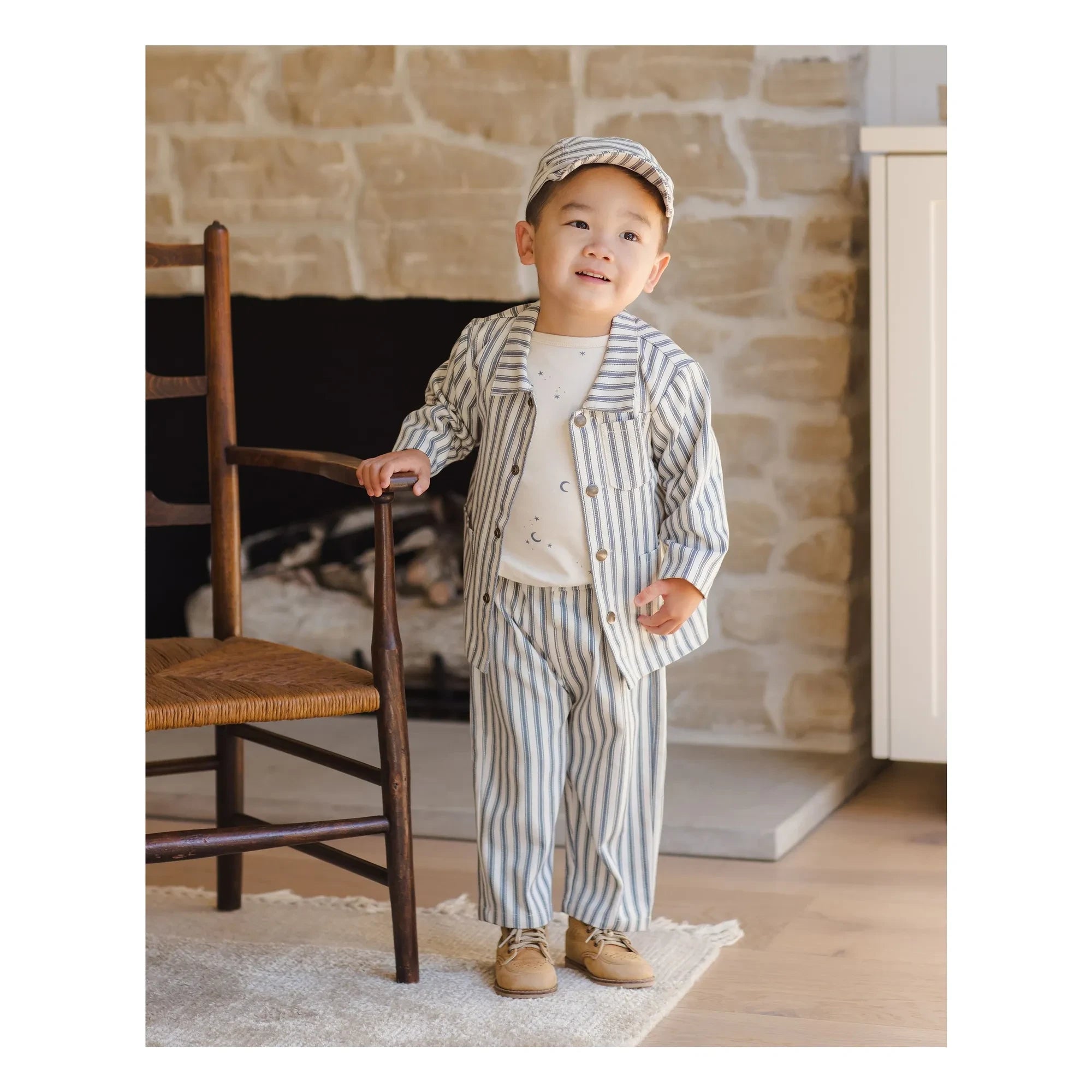 Quincy Mae - Pantalones vaqueros orgánicos Grayson | Gris azulado