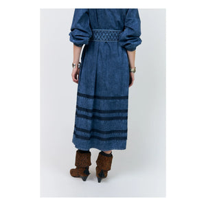 Lollys Laundry - Paris Denim Pamuk Elbise | Mavi