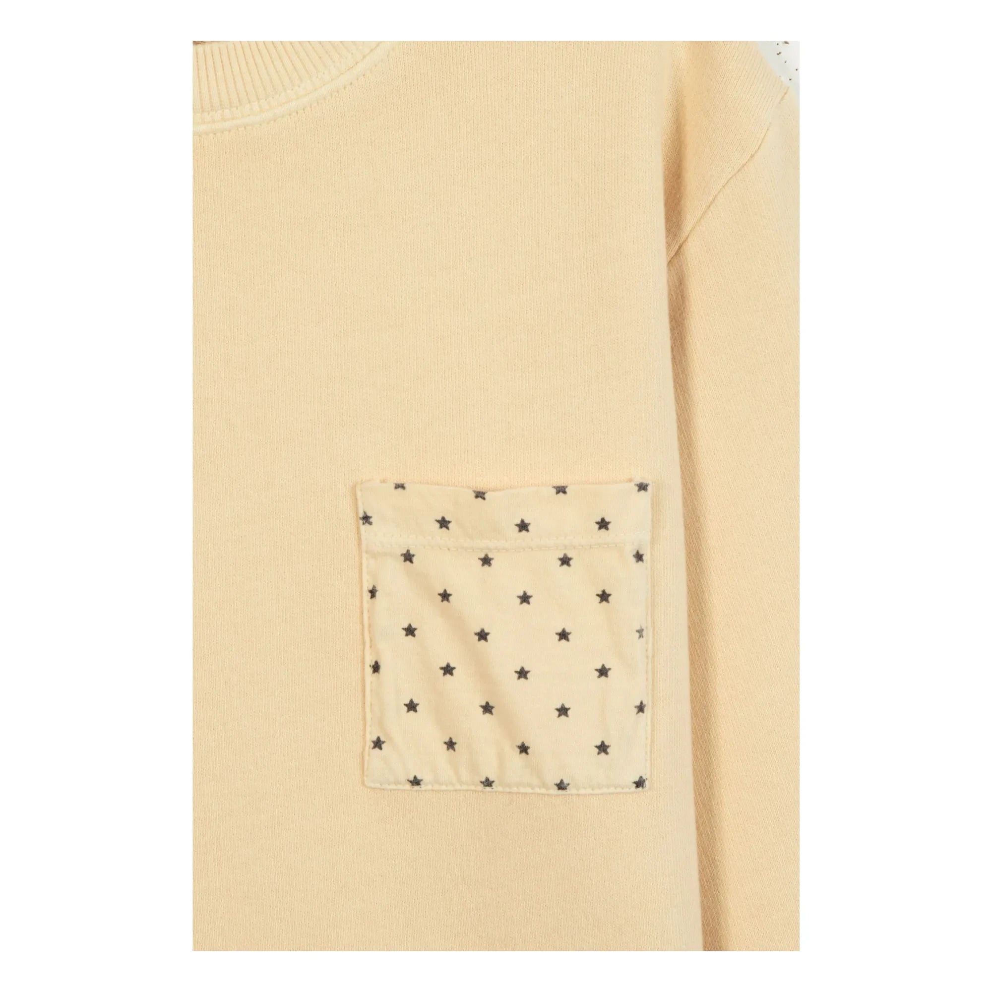 Bonton - Sudadera con bolsillo de estrella Narciss | Vainilla