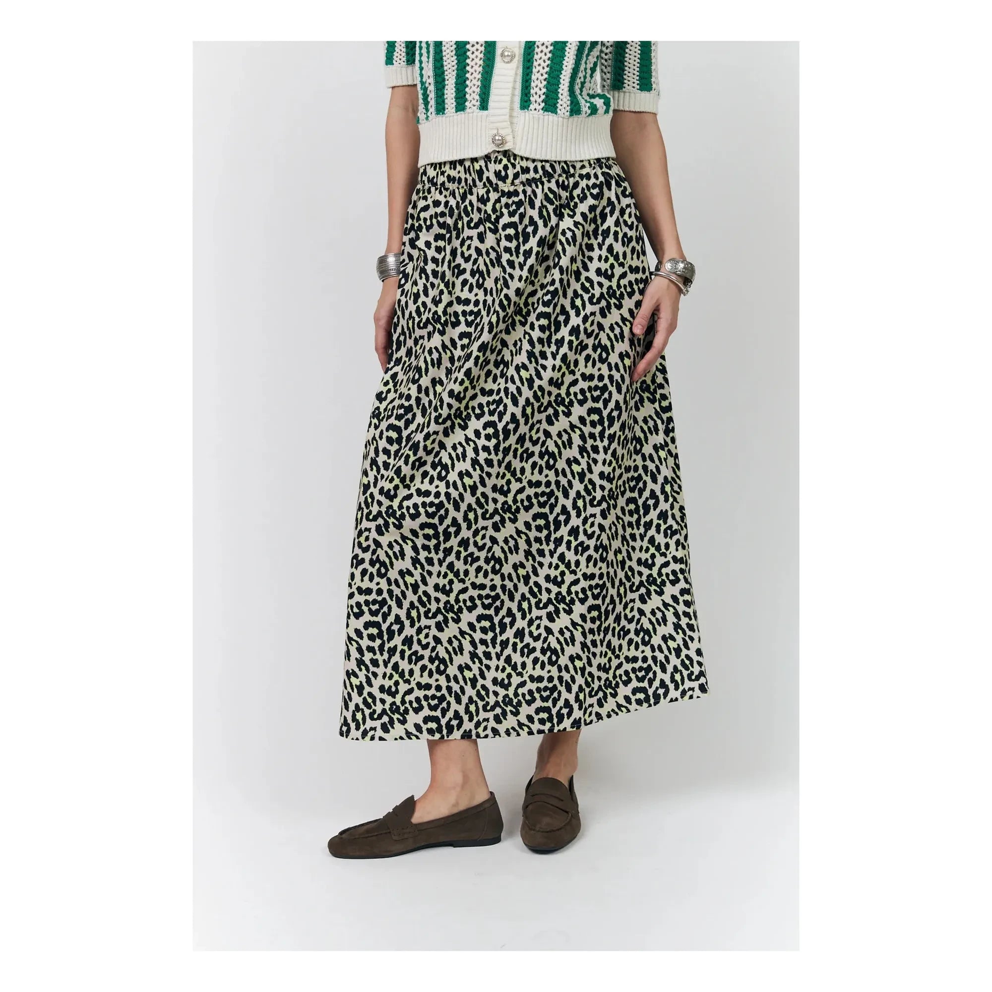 Lollys Laundry - Falda de algodón Isla | Beige