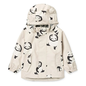 Liewood - Conjunto de lluvia Manu Pandas de fibra reciclada | Azul oscuro