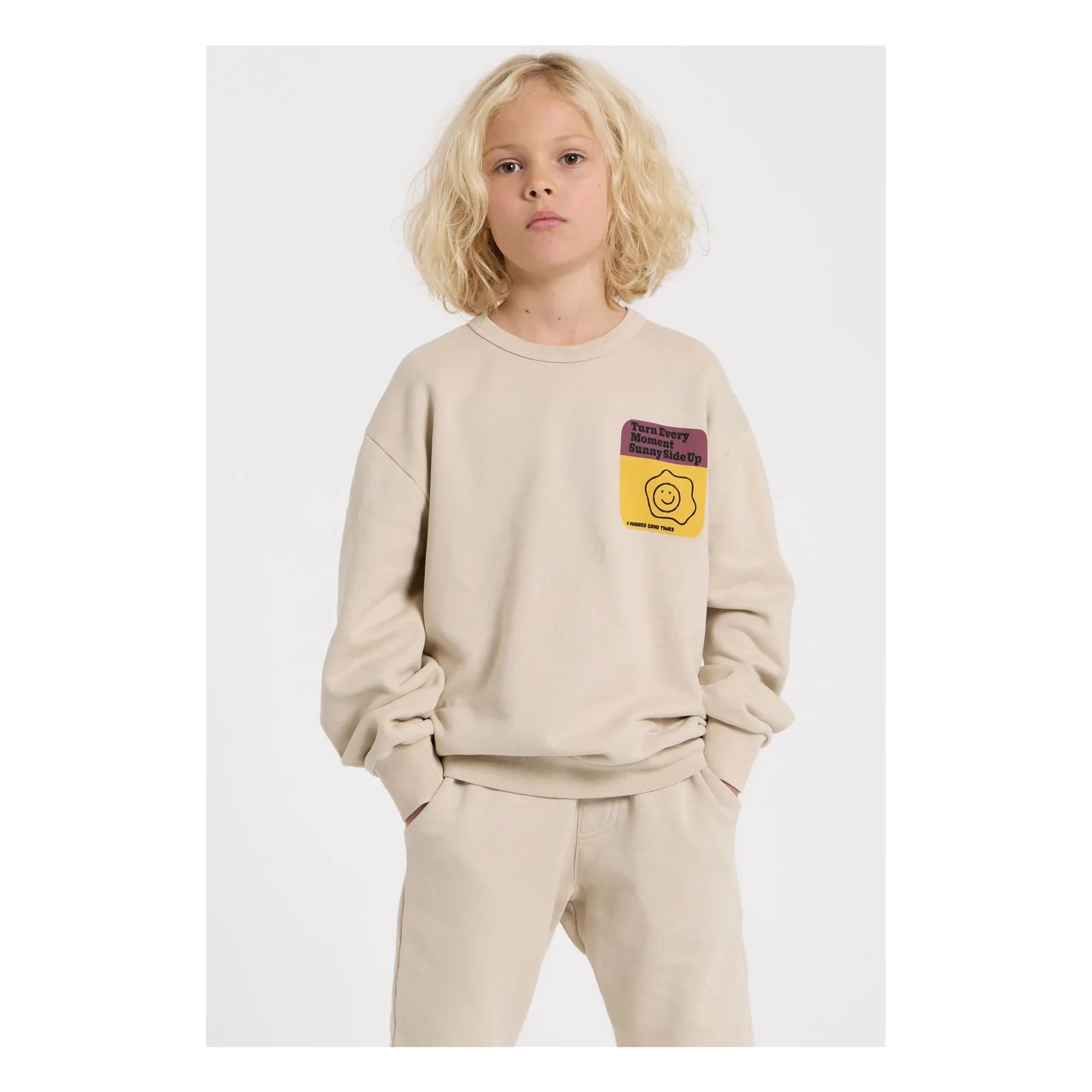 Hundred Pieces - Sudadera de algodón orgánico Ryde | Natural