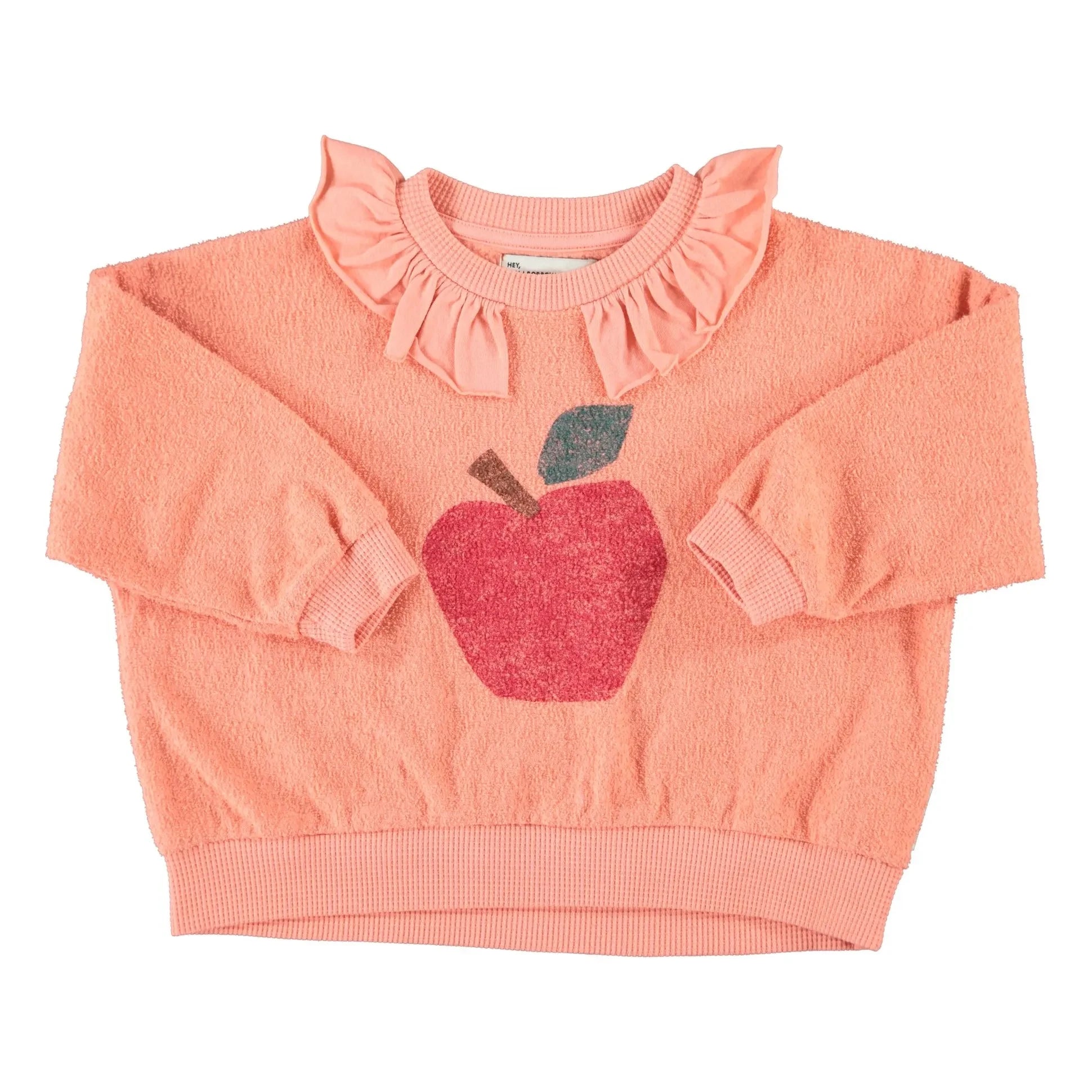 Piupiuchick - Sudadera de Rizo de Algodón Orgánico The Lunch Club | Coral