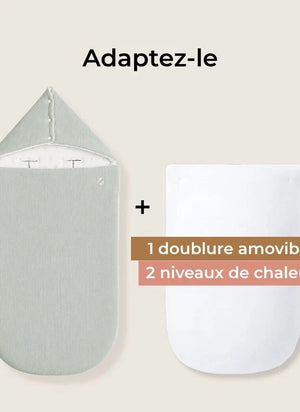 Les Petites Billes - Cuna reversible de 4 estaciones para bebés | Verde Aqua