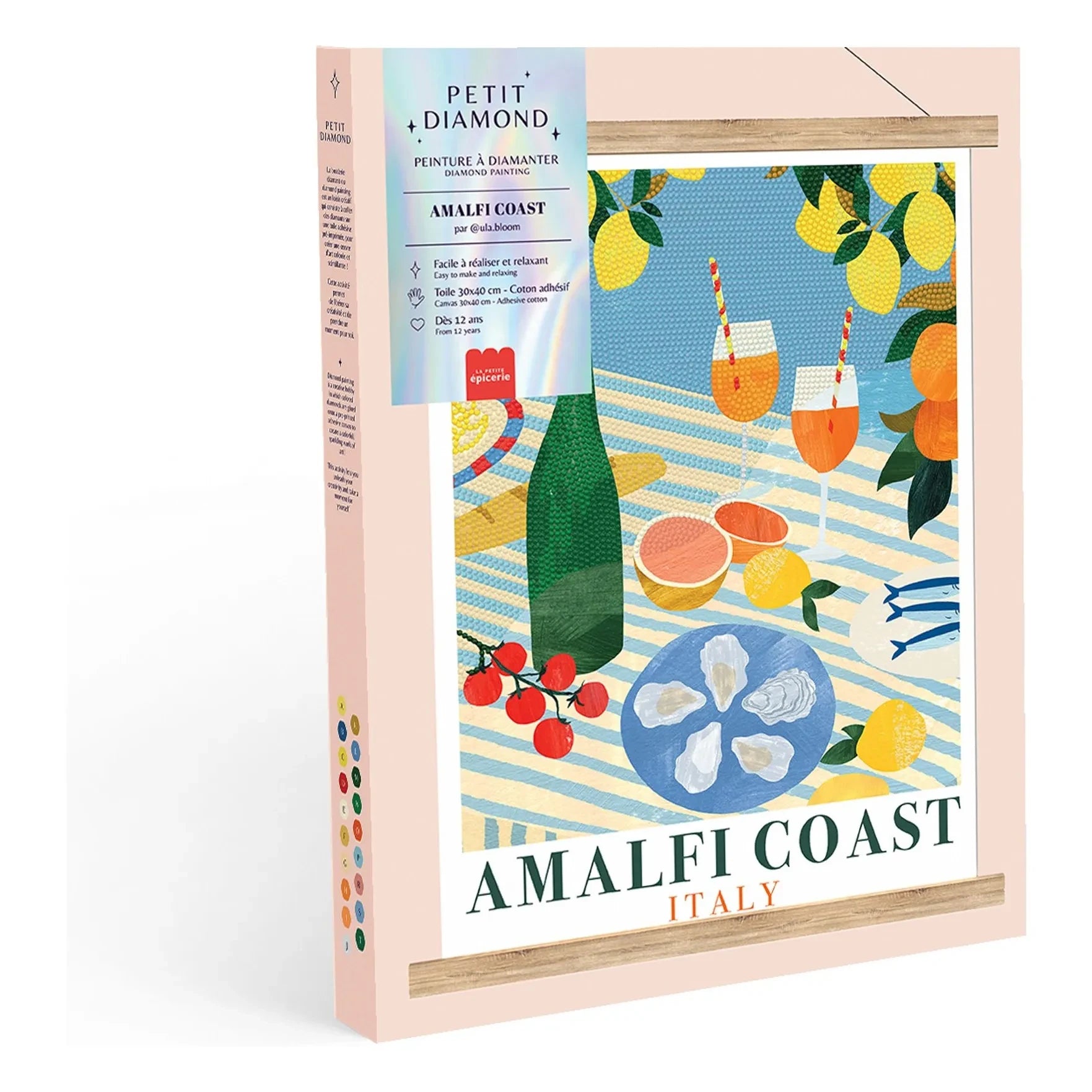 La Petite Épicerie - Kit de cuadro de diamantes - Aperitivo en la Costa Amalfitana