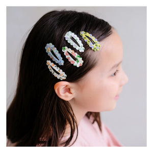 Mimi & Lula - Set de 5 horquillas con flores de primavera | Crudo