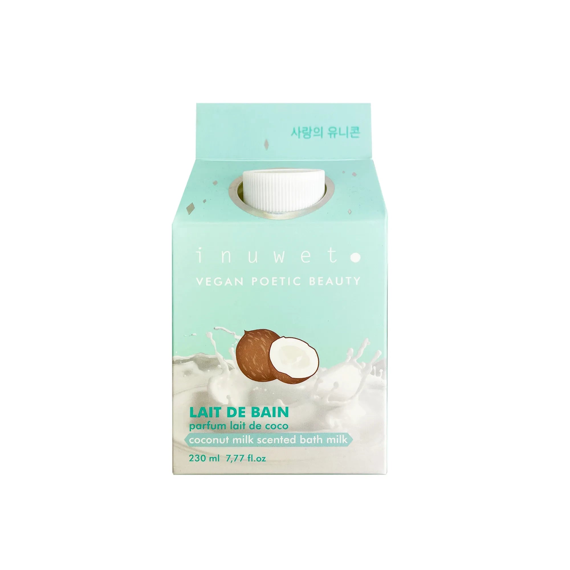Inuwet - Leche de baño de coco - 230 ml