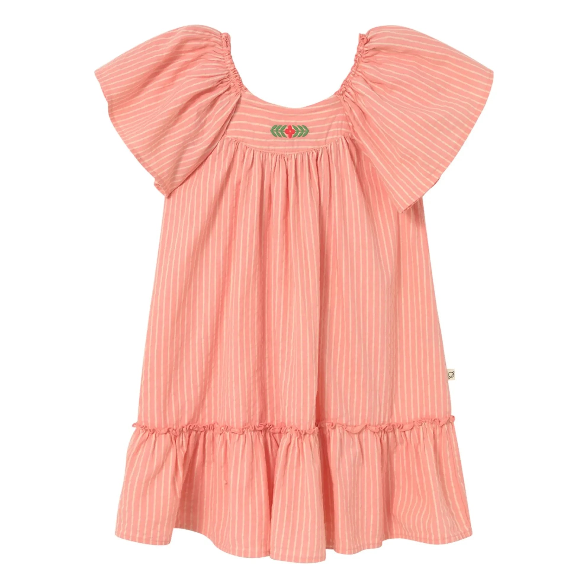 Cozmo - Vestido de rayas Clavel | Rosa