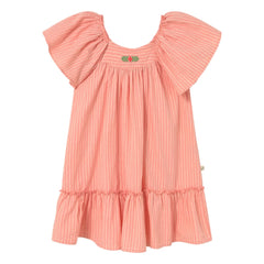 Cozmo - Vestido de rayas Clavel | Rosa