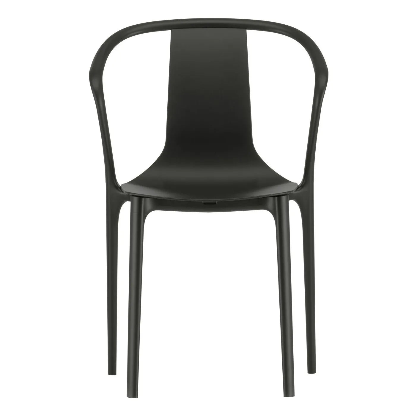 Vitra - Silla Belleville diseñada por Ronan & Erwan Bouroullec | Negro Oscuro
